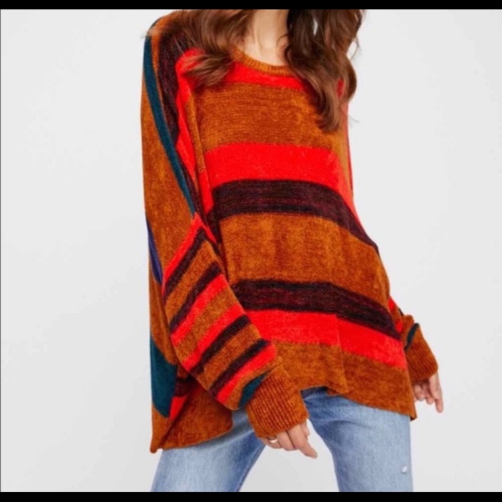 Free People All About You Striped Sweater